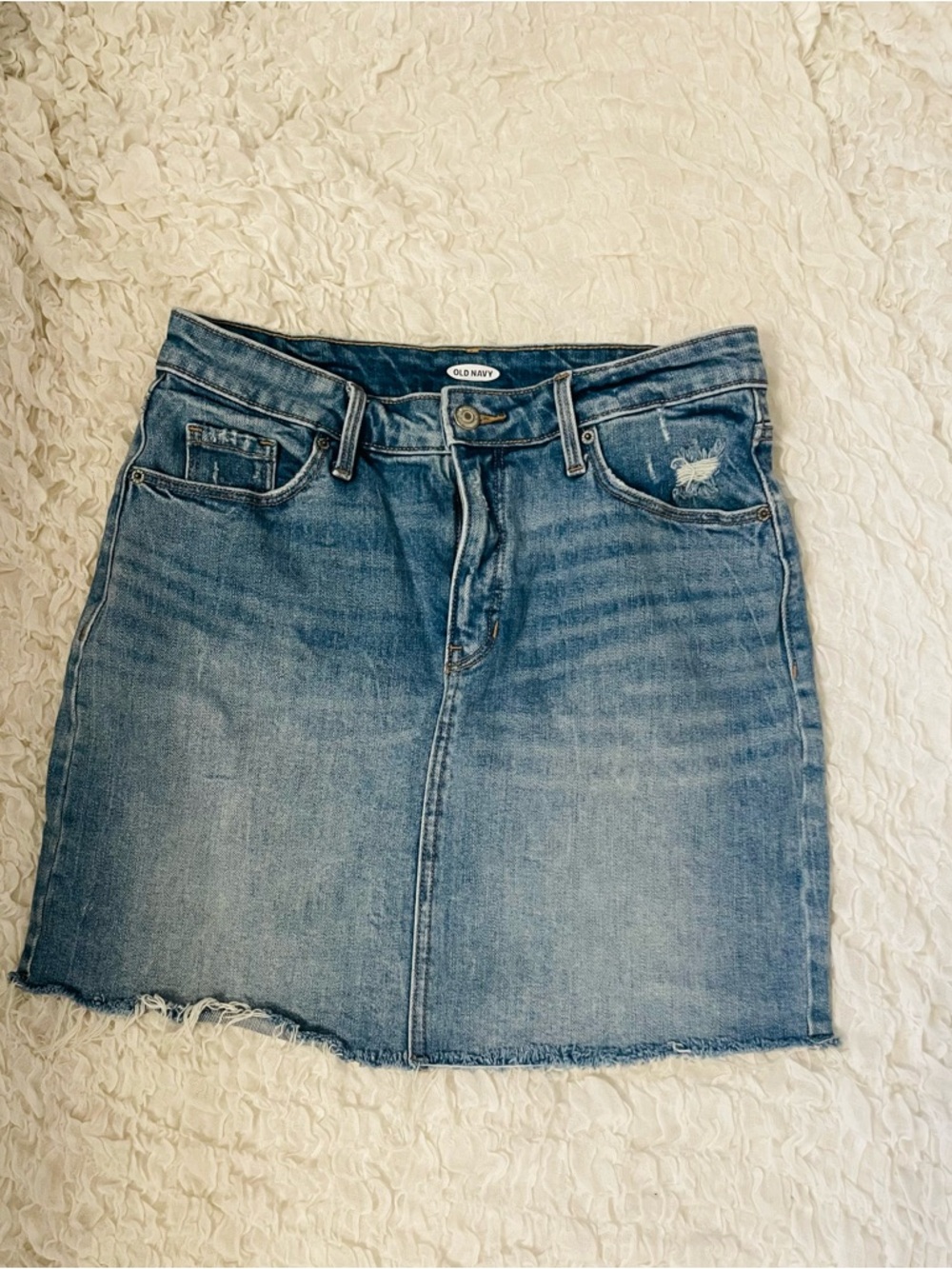 Old Navy Women's Blue Denim Skirt Size 4
